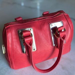 Coral/Gold handbag